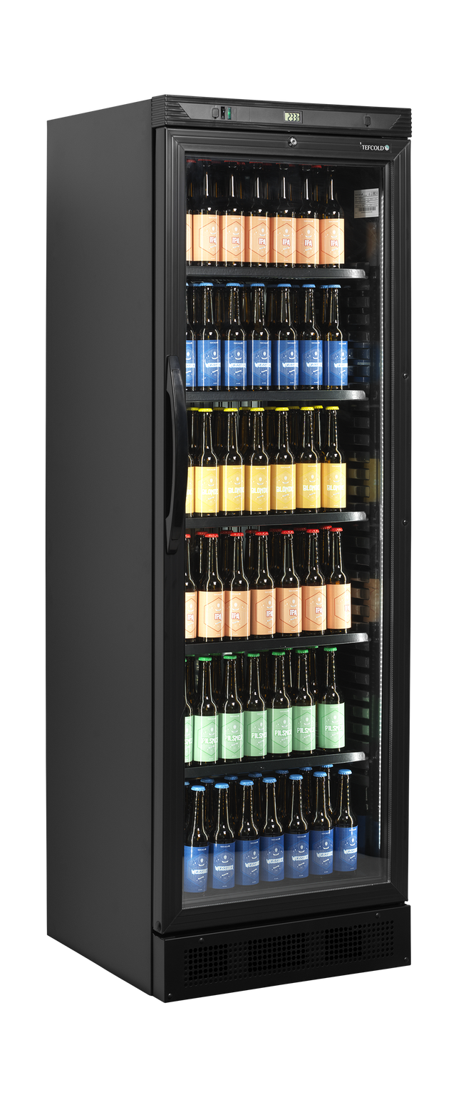 Tefcold Glass Door Merchandiser - CEV425 BLACK  Tefcold   