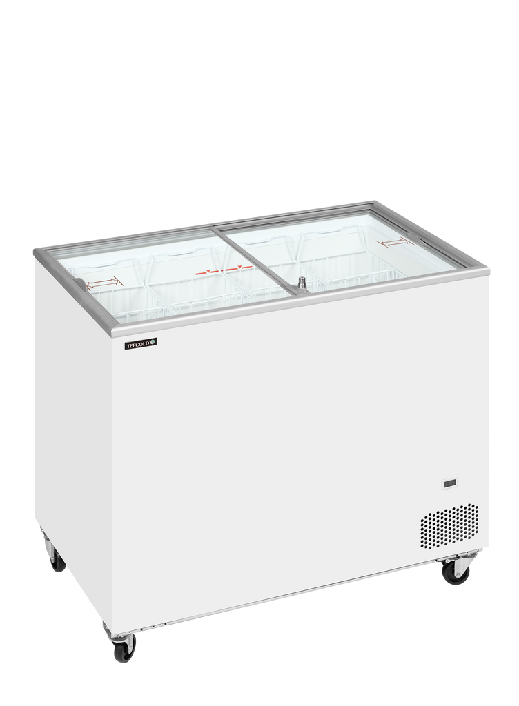 Tefcold Sliding Flat Glass Lid Chest Freezer - IC301SC  Tefcold   