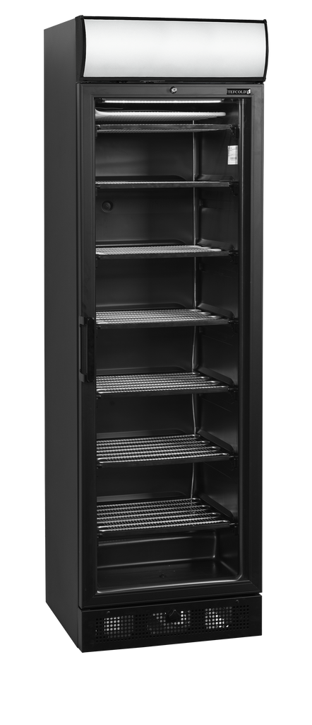 Tefcold Glass Door Freezer - UFSC371GCP Black  Tefcold   