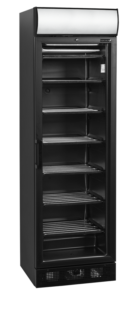 Tefcold Glass Door Freezer - UFSC371GCP Black  Tefcold   