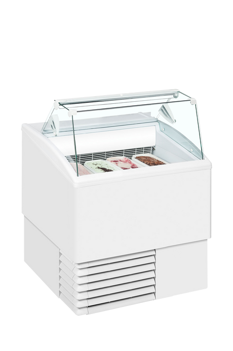 Isa Scoop Ice Cream Display - ISETTA 4ST Ice Cream Display Freezers ISA   