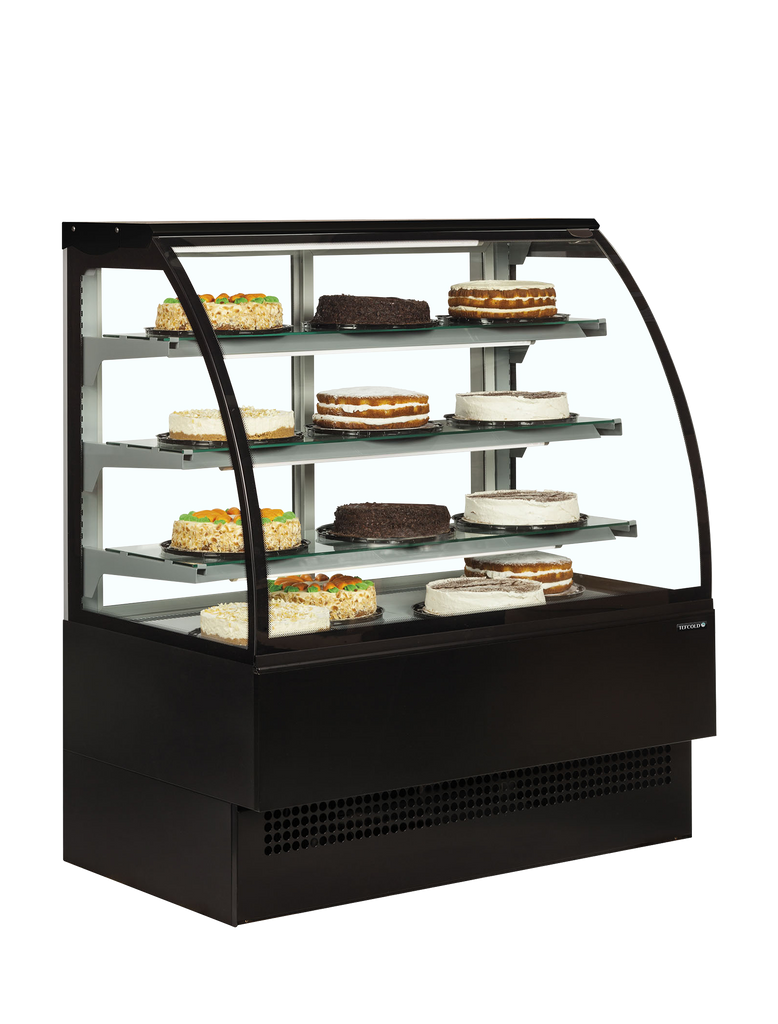 Tefcold Hot Serveover Display - EVO1202 HOT Heated Floor Standing Displays Tefcold