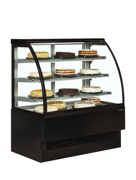 Tefcold Hot Serveover Display - EVO1202 HOT Heated Floor Standing Displays Tefcold