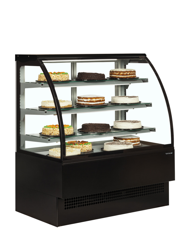Tefcold Hot Serveover Display - EVO1202 HOT Heated Floor Standing Displays Tefcold