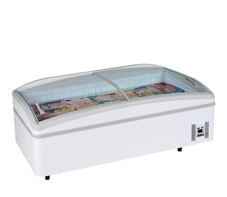 Arcaboa High Vision Supermarket Freezer - SUPER 200HC DE White Display Chest Freezers Arcaboa   