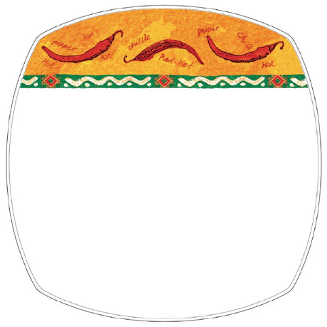 Churchill Salsa Square Plates 254mm (Pack of 12) - CA603 Plates Churchill