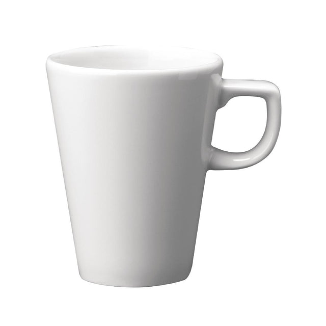 Churchill White Cafe Latte Mugs 280ml - CA827 Churchill Super Vitrified Churchill   