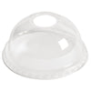 Clear rPET Dome Lid with Hole 95mm (Pack of 800) - FT997 Plastic Drinkware SolutionWare   