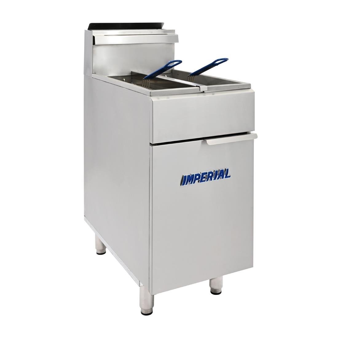 Imperial Twin Tank Twin Basket Free Standing Propane Gas Fryer IFS-2525 - CB098-P Freestanding Gas Fyers Imperial
