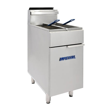 Imperial Twin Tank Twin Basket Free Standing Propane Gas Fryer IFS-2525 - CB098-P Freestanding Gas Fyers Imperial