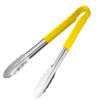 Hygiplas Colour Coded Yellow Serving Tongs 300mm - CB157  Hygiplas   