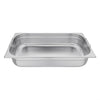 Vogue Stainless Steel 1/1 Gastronorm Tray With Handles 100mm - CB179  Vogue   