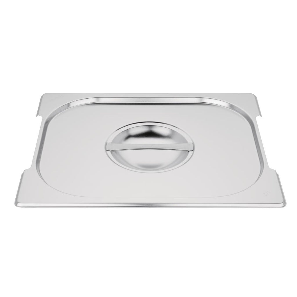 Vogue Stainless Steel 1/2 Gastronorm Handled Tray Lid - CB185  Vogue   
