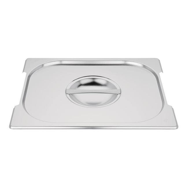 Vogue Stainless Steel 1/2 Gastronorm Handled Tray Lid - CB185  Vogue   