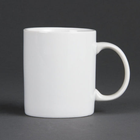 Olympia Whiteware Standard Mugs 10oz 284ml (Pack of 12) - CB466 Olympia Crockery Olympia   
