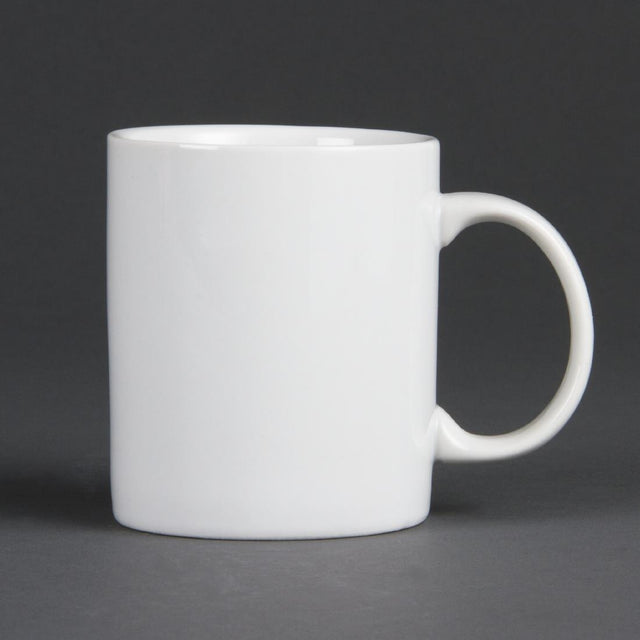 Olympia Whiteware Standard Mugs 10oz 284ml (Pack of 12) - CB466 Olympia Crockery Olympia   