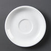 Olympia Whiteware Cappuccino Saucers (Pack of 12) - CB470 Olympia Crockery Olympia   
