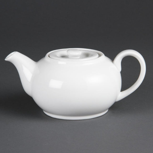 Olympia Whiteware Teapots 876ml (Pack of 4) - CB474 Olympia Crockery Olympia   