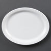 Olympia Whiteware Oval Platters 250mm (Pack of 6) - CB477 Plates Olympia
