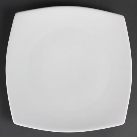 Olympia Whiteware Rounded Square Plates 270mm (Pack of 6) - CB493 Plates Olympia