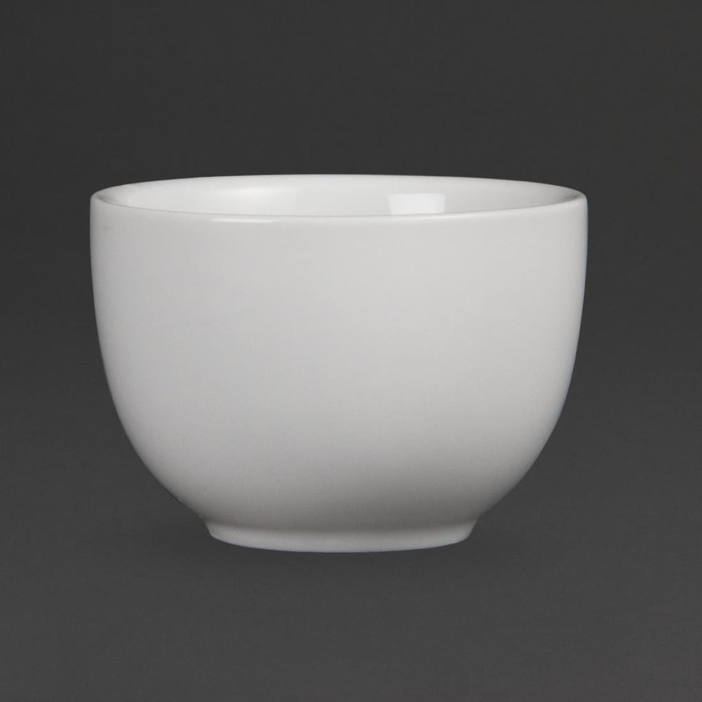 Olympia Whiteware Chinese Tea Cups (Pack of 12) - CB495 Cups and Mugs Olympia