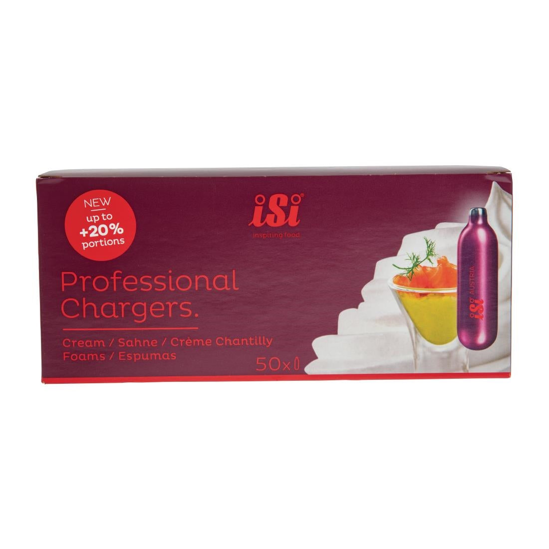 iSi Whipper Charger Bulbs (Pack of 50) - CB505  ISI   