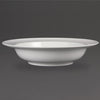 Olympia Whiteware Wide Rim Bowls 228mm 710ml/25oz (Pack of 4) - CB694 Bowls Olympia