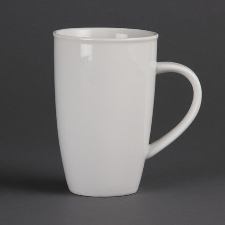 Olympia Whiteware Latte Mugs 400ml 14oz (Pack of 6) - CB700 Olympia Crockery Olympia   