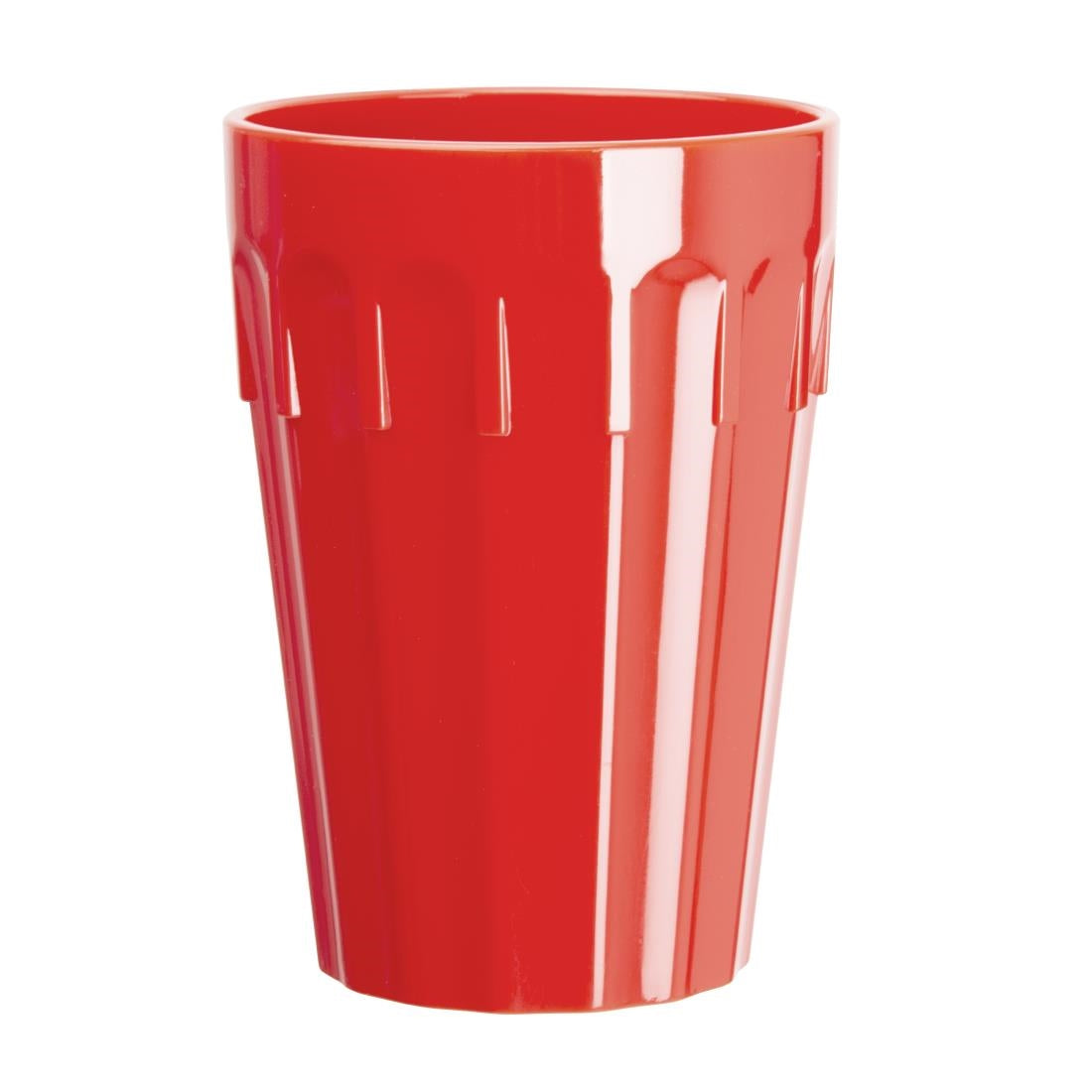 Olympia Kristallon Polycarbonate Tumblers Red 253.8ml (Pack of 12) - CB778 Melamine and Polycarbonate Olympia   