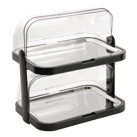 APS Roll Top Cool Display Tray Double Deck - CB794  APS   