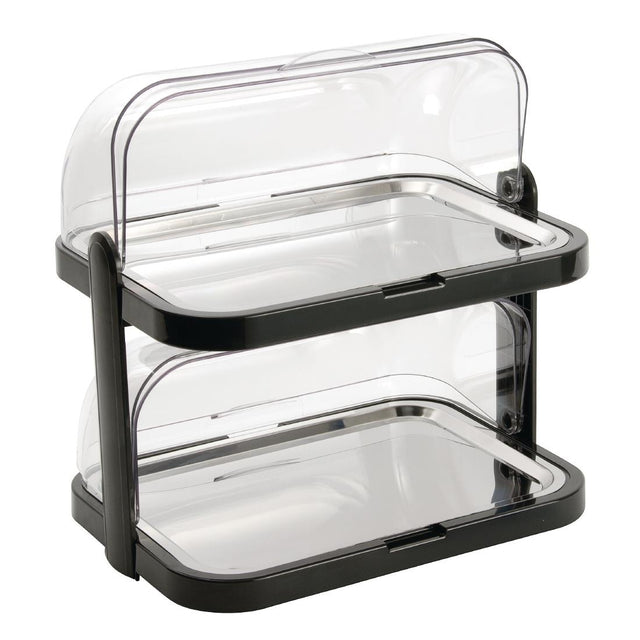 APS Roll Top Cool Display Tray Double Deck - CB794  APS   