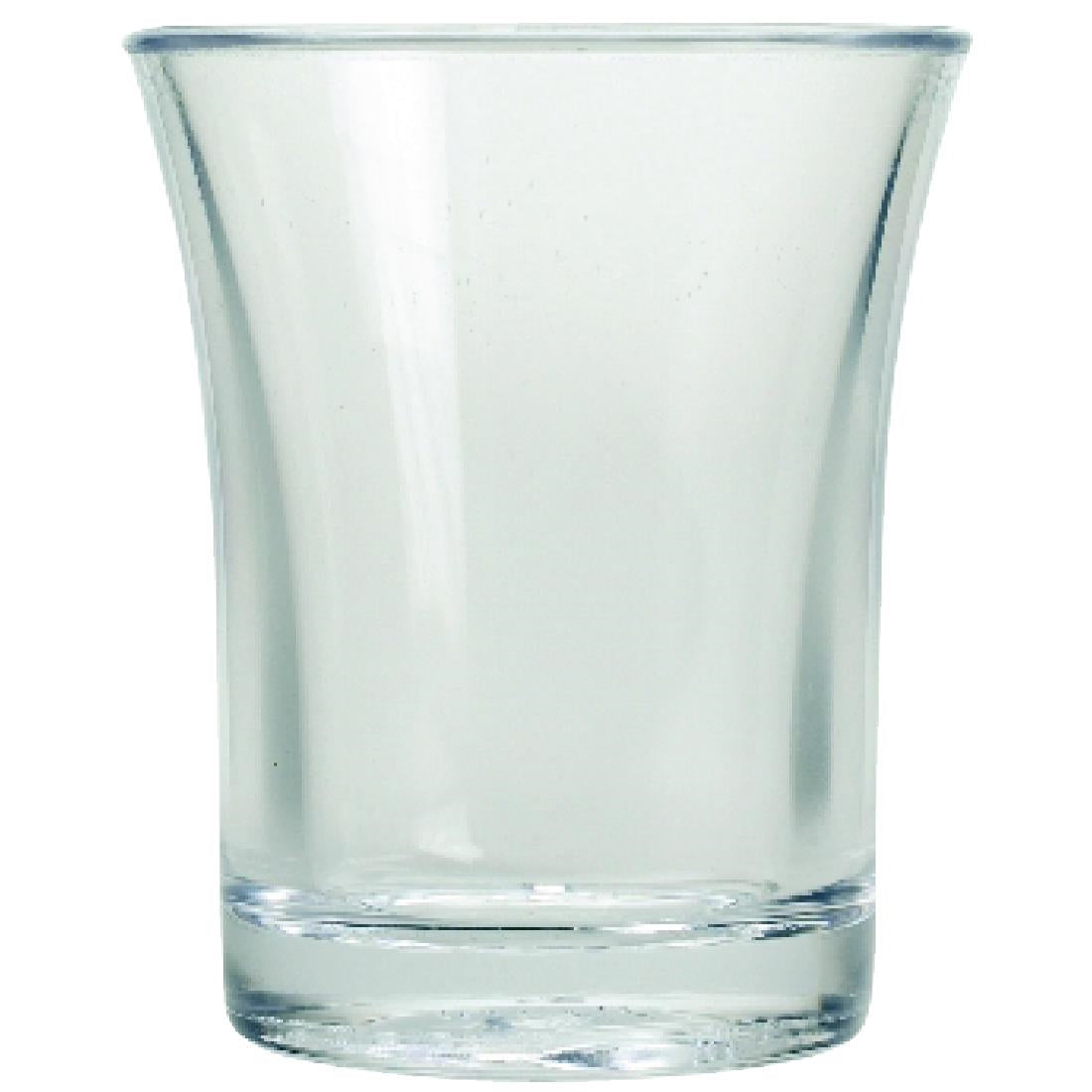 Polystyrene Shot Glasses 25ml (Pack of 100) - CB870 Plastic Drinkware BBP   