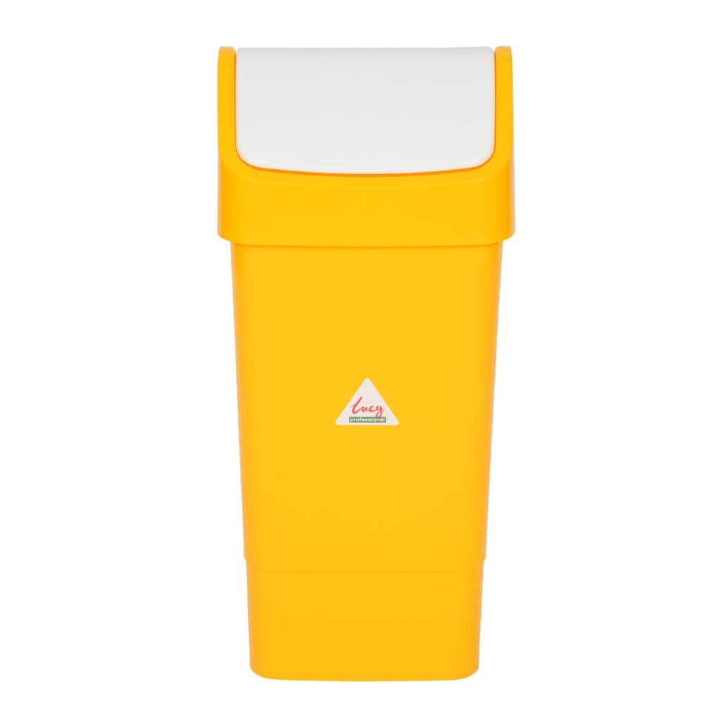 SYR Polypropylene Swing Bin Yellow 50Ltr - CC080  Scot Young   