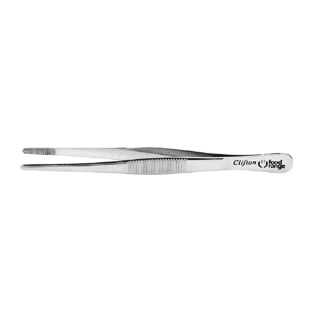 Stainless Steel Round Tip Micro Tweezers 160mm - CC163  Clifton Food Range   