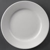 Olympia Athena Wide Rimmed Plates 165mm/6 1/2" White (Pack of 12) - CC206 Plates Olympia