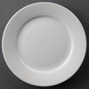 Olympia Athena Wide Rimmed Plates 228mm/9" White (Pack of 12) - CC208 Plates Olympia