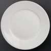 Olympia Athena Wide Rimmed Plates 280mm/11" White (Pack of 6) - CC210 Plates Olympia
