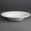 Olympia Athena Rimmed Soup and Pasta Bowls 228mm/9" (Pack of 6) - CC214  Olympia   