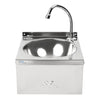 Basix Stainless Steel Knee Operated Hand Wash Basin - CC260  Basix   