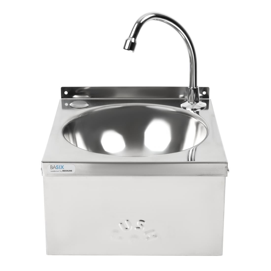 Basix Stainless Steel Knee Operated Hand Wash Basin - CC260  Basix   