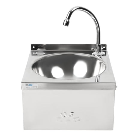 Basix Stainless Steel Knee Operated Hand Wash Basin - CC260  Basix   