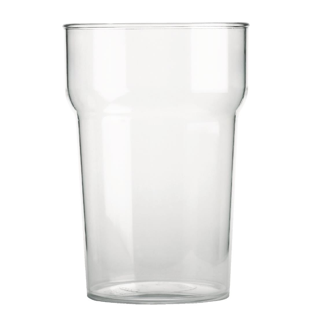 BBP Polycarbonate Nonic Pint Glasses 570ml CE Marked (Pack of 48) - CC564 Plastic Drinkware BBP   