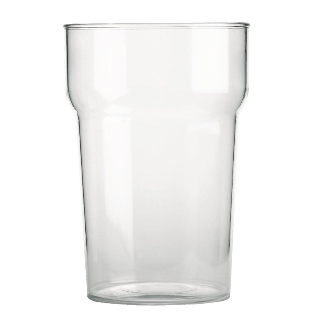 BBP Polycarbonate Nonic Pint Glasses 570ml CE Marked (Pack of 48) - CC564 Plastic Drinkware BBP   