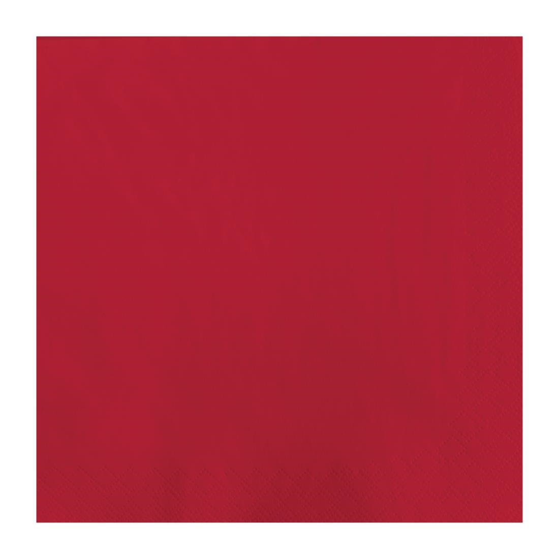 Fasana Dinner Napkin Red 40x40cm 3ply 1/4 Fold (Pack of 1000) - CC588  Fasana   