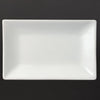 Olympia Whiteware Serving Rectangular Platters 200x 130mm (Pack of 6) - CC893 Olympia Crockery Olympia   