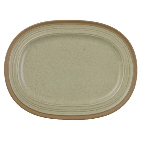 Churchill Igneous Stoneware Oval Plates 320mm (Pack of 6) - CD140 Plates Churchill