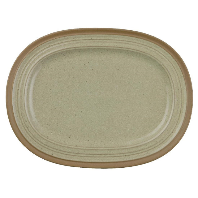 Churchill Igneous Stoneware Oval Plates 320mm (Pack of 6) - CD140 Plates Churchill