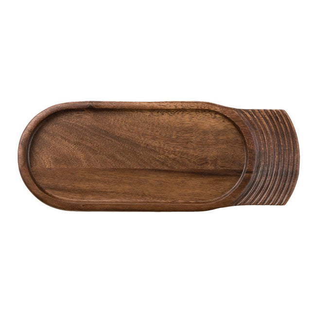 Churchill Single Handled Medium Wooden Boards 355mm (Pack of 4) - CD142 Churchill Art de Cuisine Churchill   