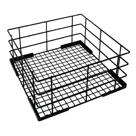 Vogue Wire High Sided Glass Basket 350mm - CD242  Vogue   