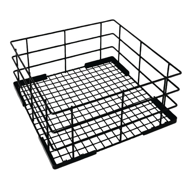 Vogue Wire High Sided Glass Basket 350mm - CD242  Vogue   